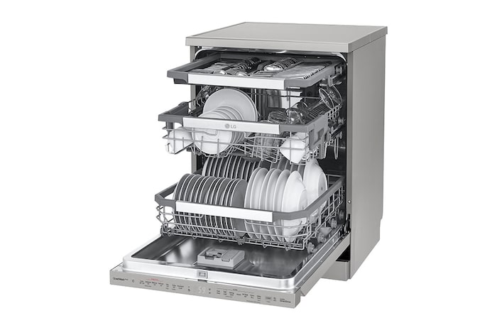 LG 15 Place QuadWash<sup>®</sup> Dishwasher - Freestanding, XD3A25PS