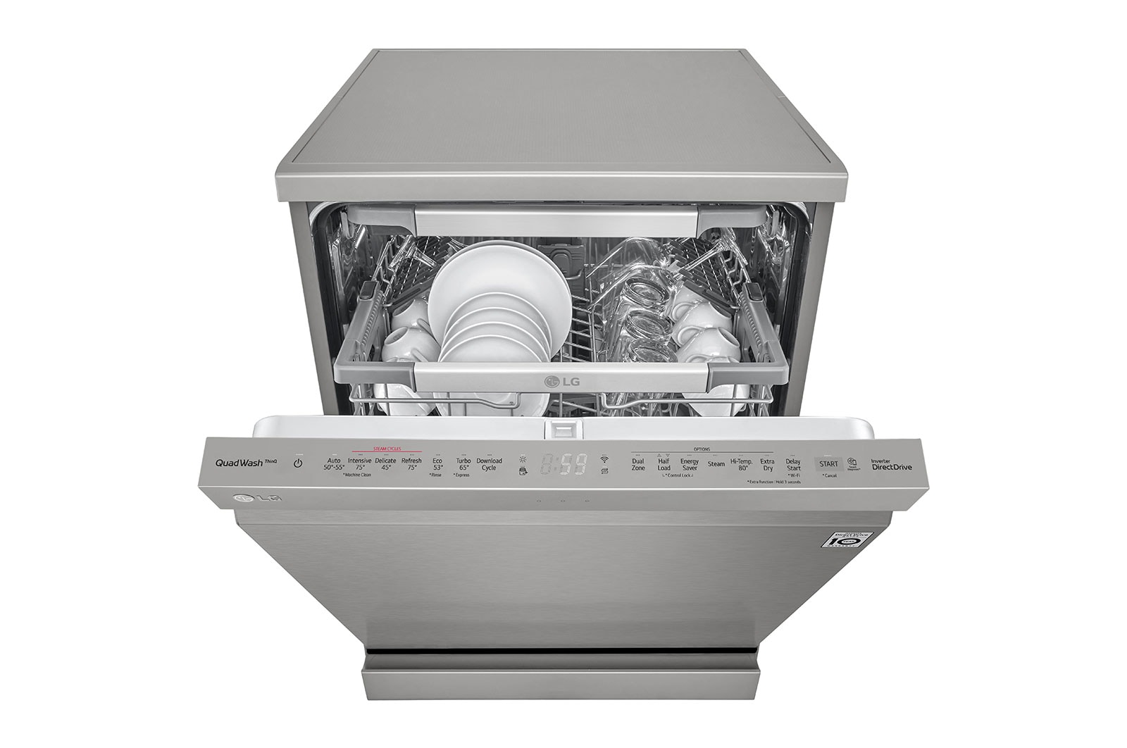 LG 15 Place QuadWash® Dishwasher - Freestanding, XD3A25PS