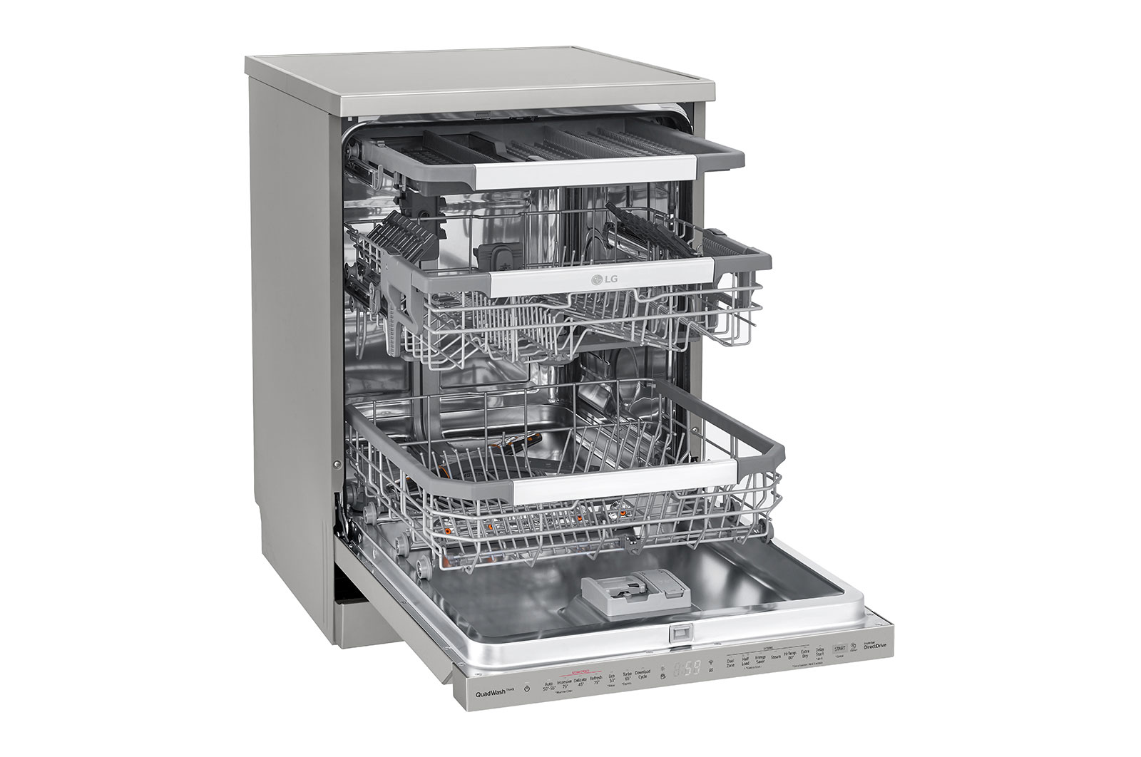 LG 15 Place QuadWash® Dishwasher - Freestanding, XD3A25PS