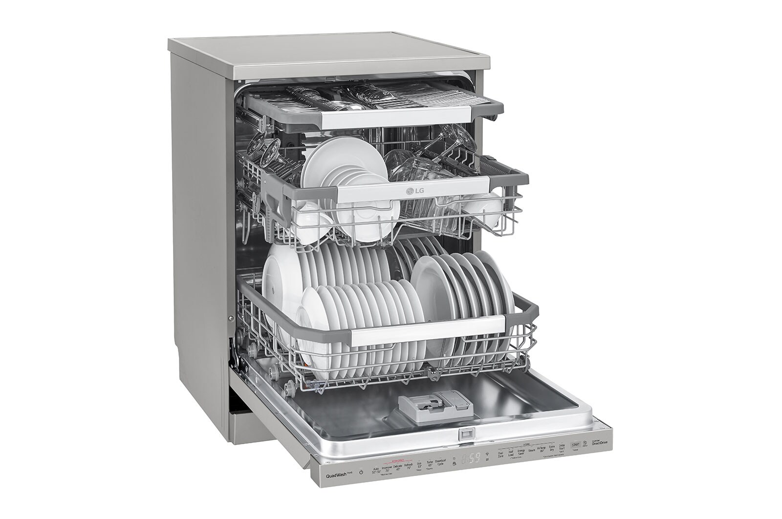 LG 15 Place QuadWash® Dishwasher - Freestanding, XD3A25PS