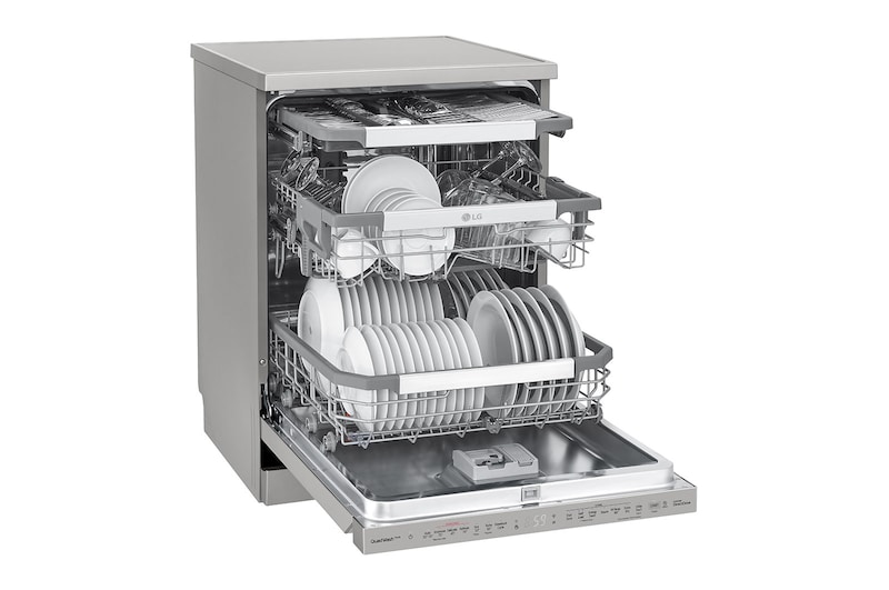 LG 15 Place QuadWash<sup>®</sup> Dishwasher - Freestanding, XD3A25PS