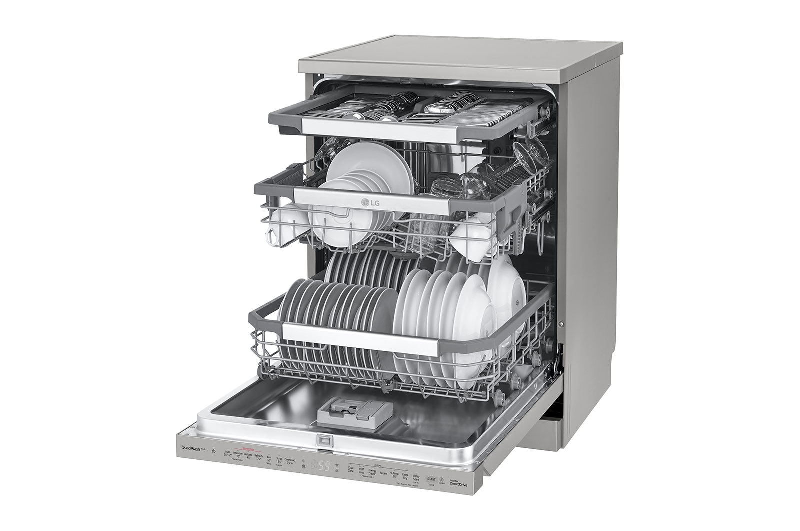 LG 15 Place QuadWash® Dishwasher - Freestanding, XD3A25PS