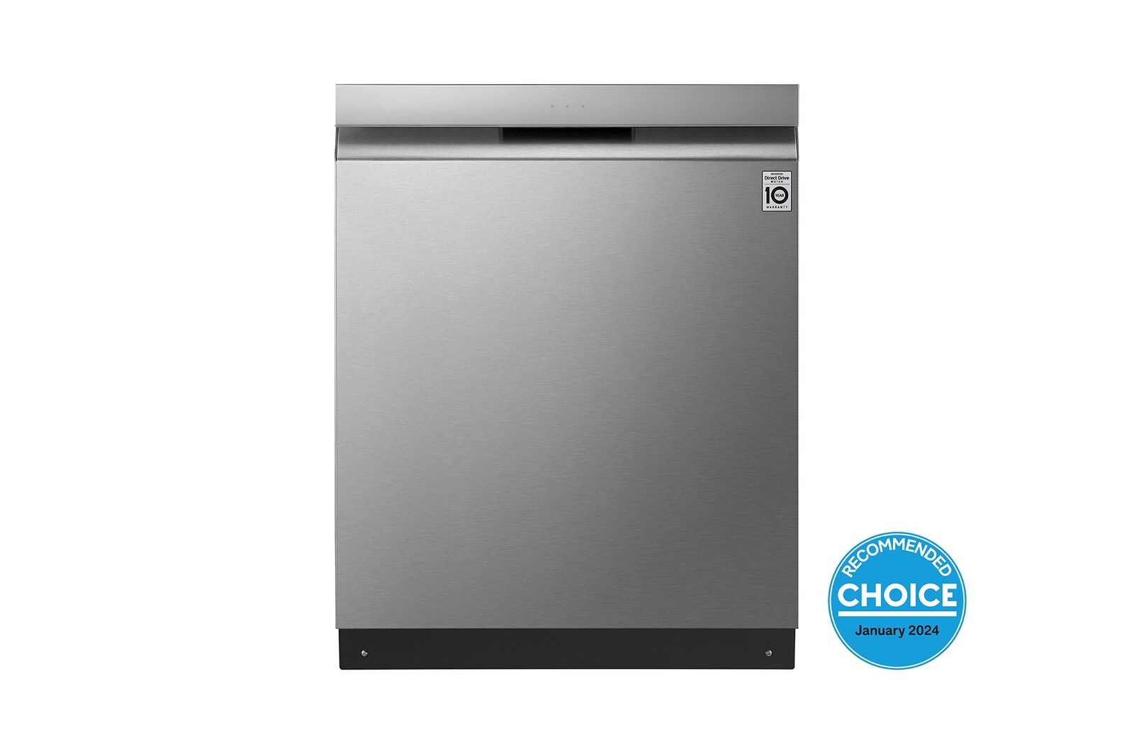 15 Place QuadWash Dishwasher with Auto Open Dry in Platinum Steel Finish with TrueSteam Built Under XD3A25UPS LG AU