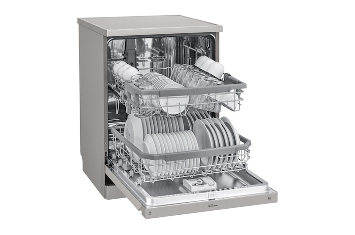 LG 14 Place QuadWash® Dishwasher - Freestanding, XD4B24PS