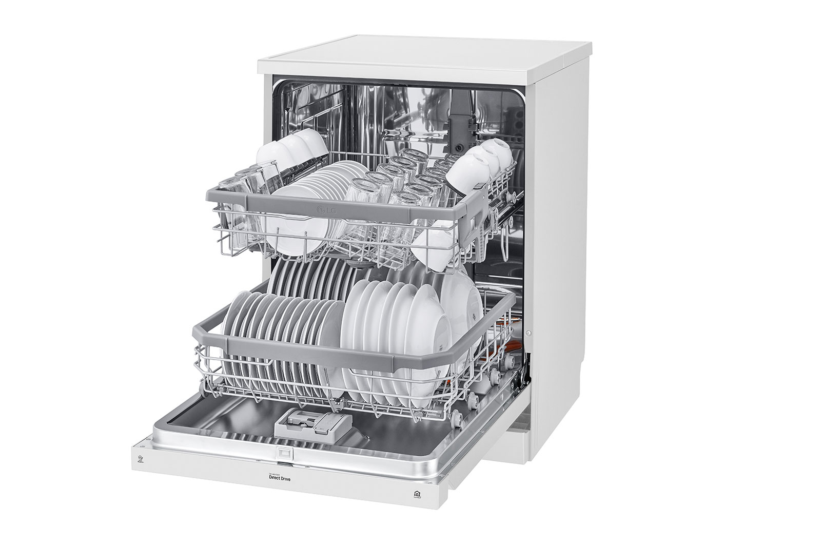 LG 14 Place QuadWash® Dishwasher - Freestanding, XD4B24WH