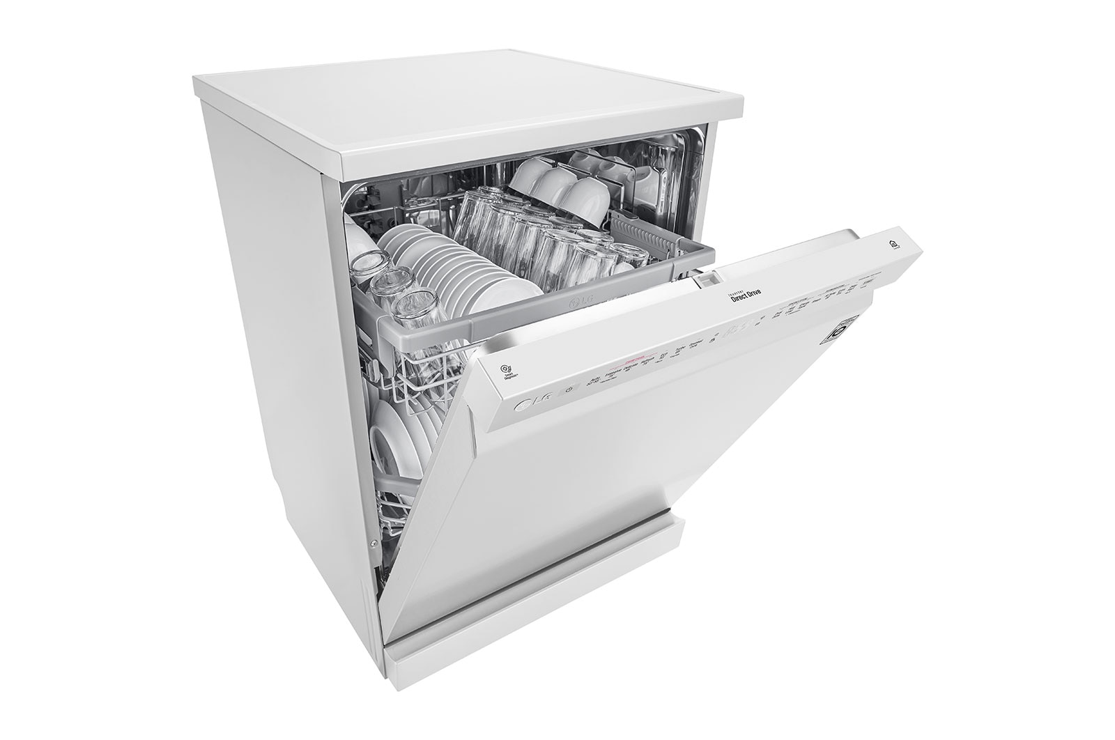 LG 14 Place QuadWash® Dishwasher - Freestanding, XD4B24WH