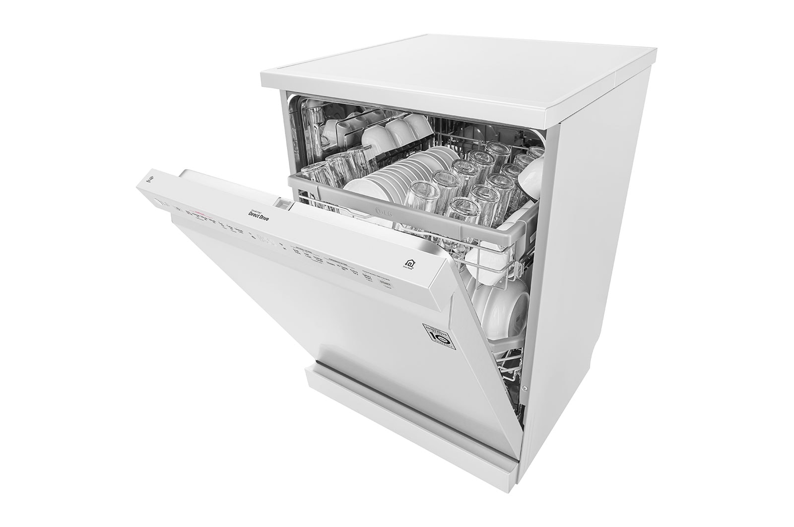 LG 14 Place QuadWash® Dishwasher - Freestanding, XD4B24WH