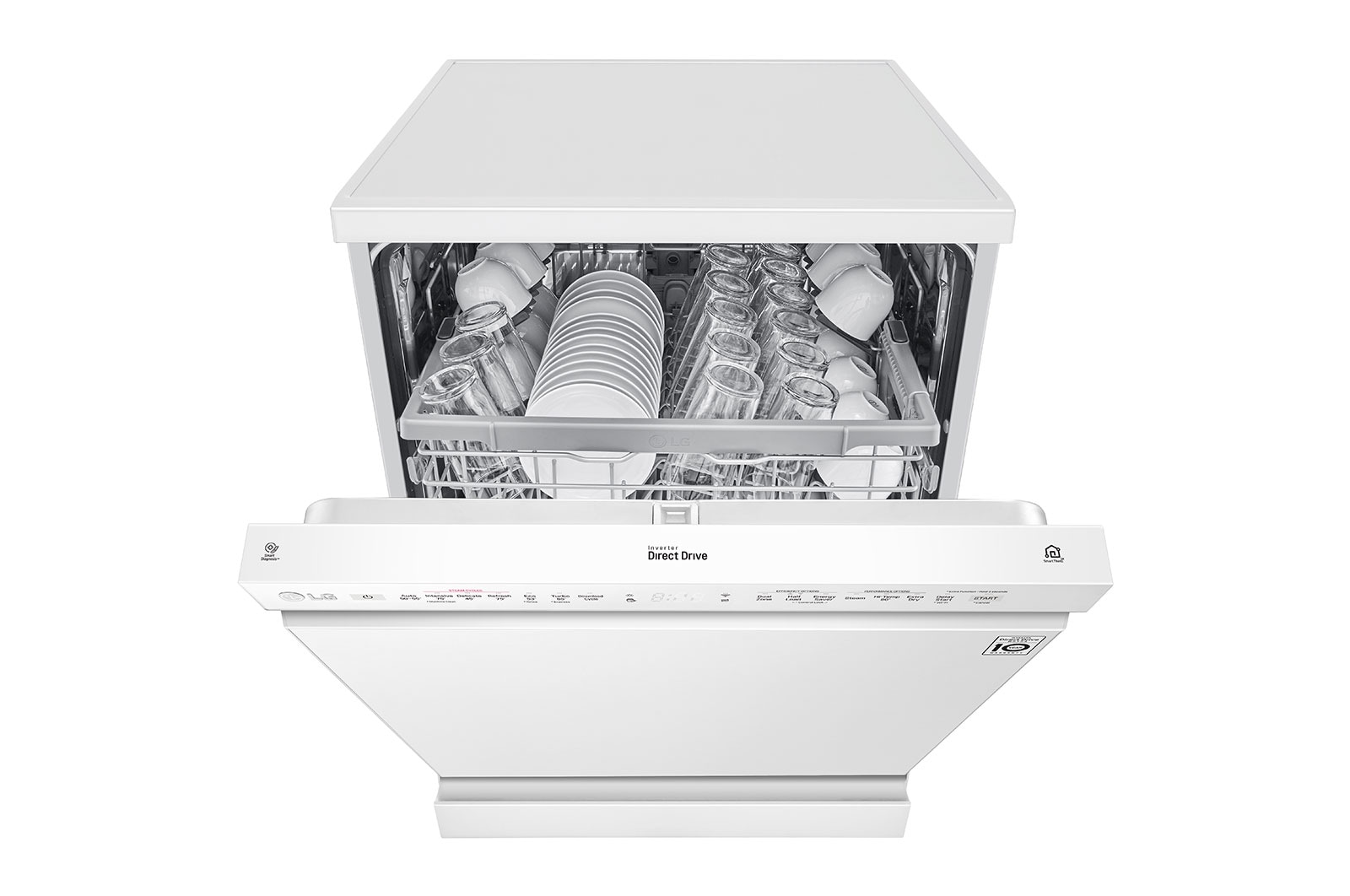 LG 14 Place QuadWash® Dishwasher - Freestanding, XD4B24WH