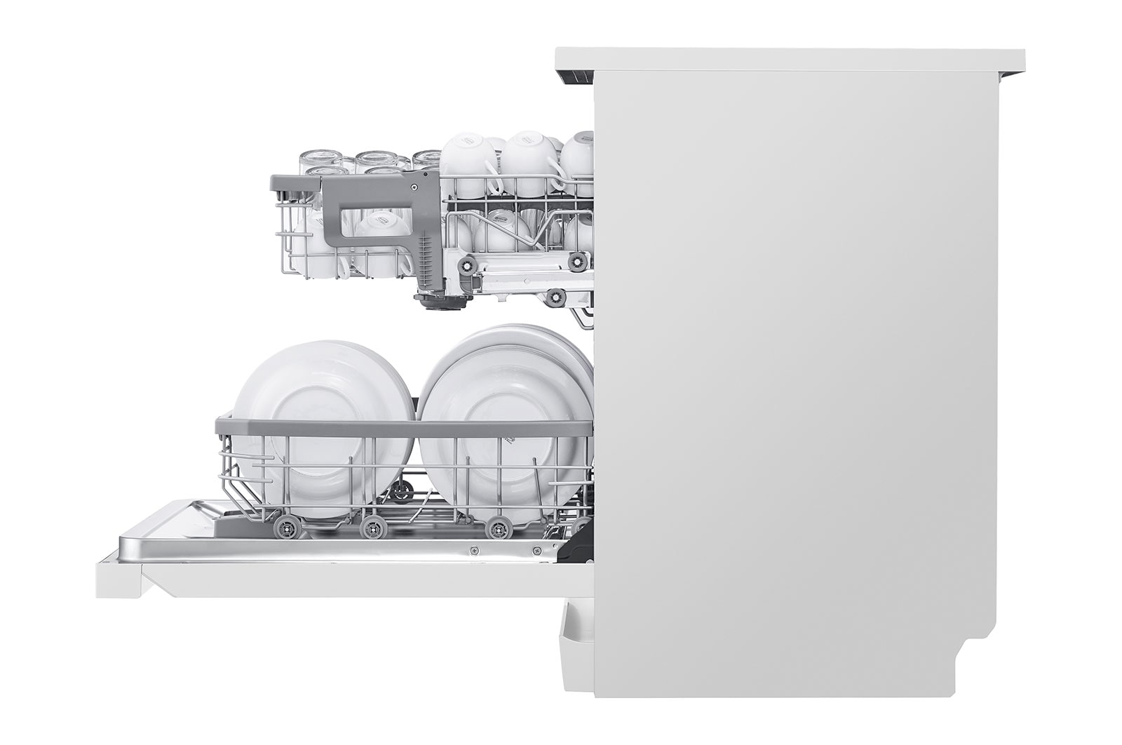 LG 14 Place QuadWash® Dishwasher - Freestanding, XD4B24WH