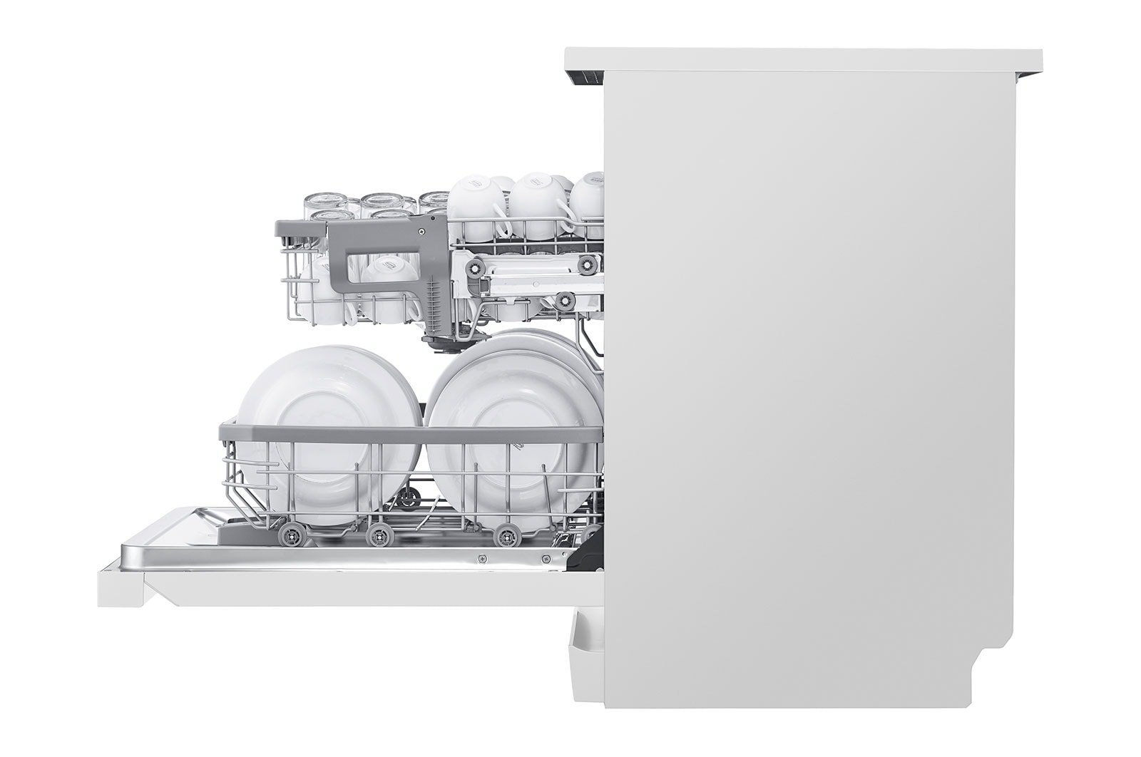 LG 14 Place QuadWash® Dishwasher - Freestanding, XD4B24WH