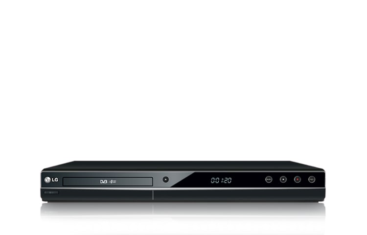 Front view of DVD Recorder with 1080p Full HD up-scaling DR386D