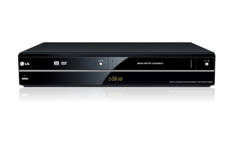 Front view of DVD Recorder &amp; VHS Combo with SD Tuner RC689D