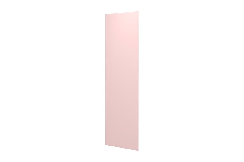 Front view of Objet® Fridge/Freezer  Door Panel_Pink Glass AGF30133495