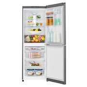 LG 310L Anti-fingerprint Shiny Steel Bottom Mount Fridge, GB-310RPL