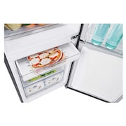 LG 310L Anti-fingerprint Shiny Steel Bottom Mount Fridge, GB-310RPL