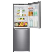 LG 310L Anti-fingerprint Shiny Steel Bottom Mount Fridge, GB-310RPL