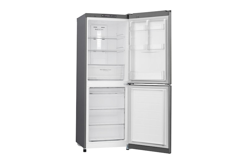 LG 310L Anti-fingerprint Shiny Steel Bottom Mount Fridge, GB-310RPL