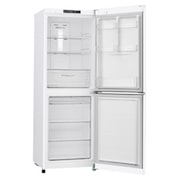 LG 310L Anti-fingerprint White Bottom Mount Fridge, GB-310RWL