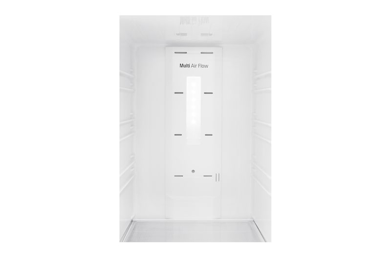 LG 310L Anti-fingerprint White Bottom Mount Fridge, GB-310RWL