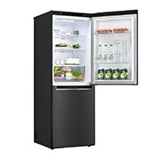 LG 306L Bottom Mount Fridge - Matte Black Finish, GB-335MBL