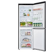 LG 306L Bottom Mount Fridge - Matte Black Finish, GB-335MBL
