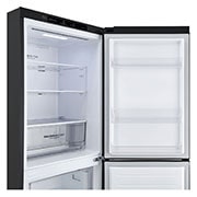 LG 306L Bottom Mount Fridge - Matte Black Finish, GB-335MBL