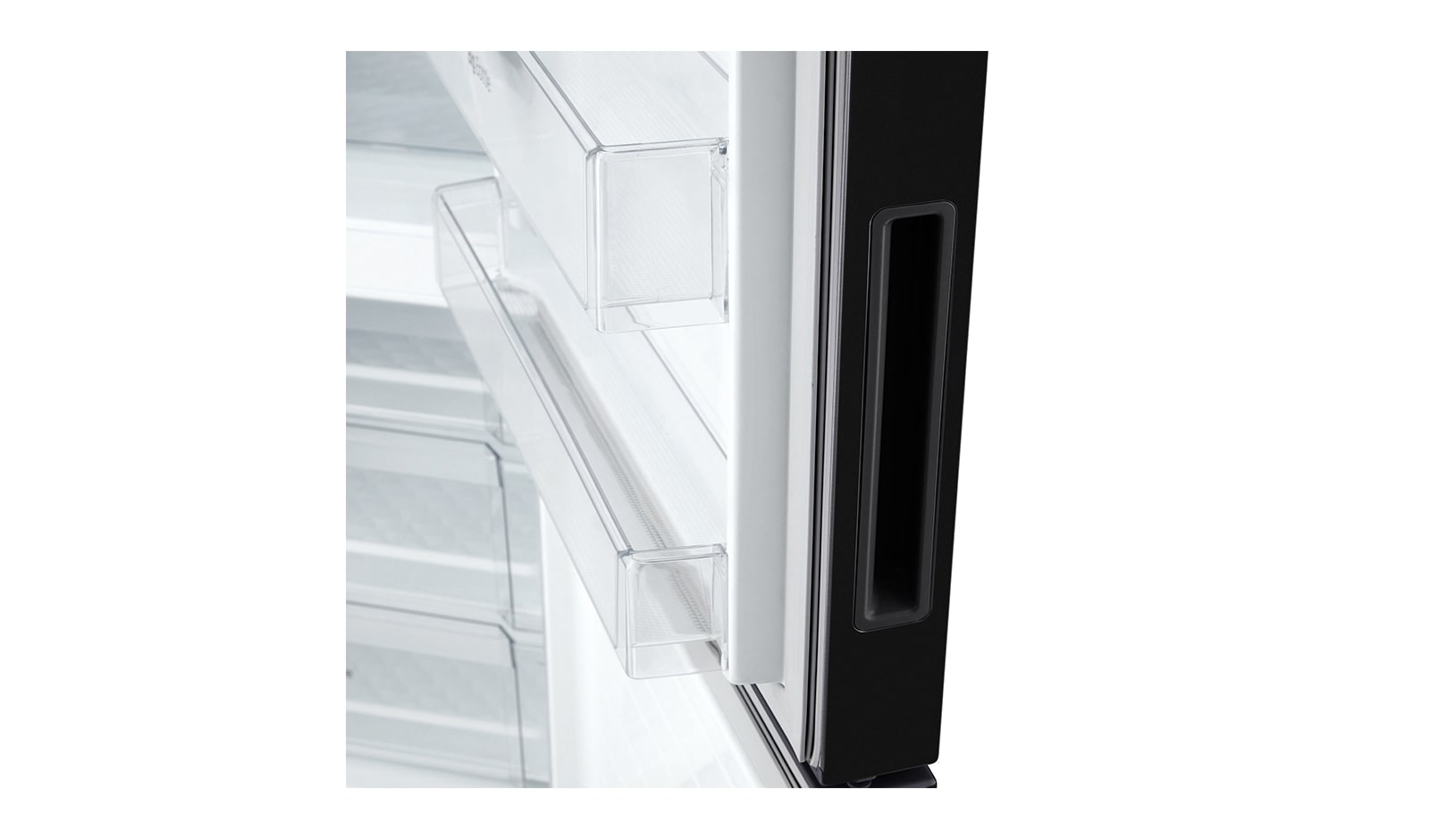 LG 450L Bottom Mount Fridge With 4½ Star Energy Rating, Black Finish, GB-450UBLX