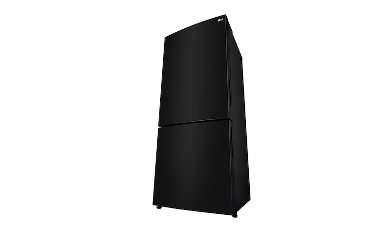 LG 450L Bottom Mount Fridge With 4½ Star Energy Rating, Black Finish, GB-450UBLX