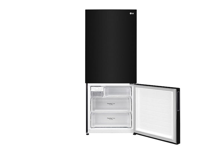 LG 450L Bottom Mount Fridge With 4½ Star Energy Rating, Black Finish, GB-450UBLX