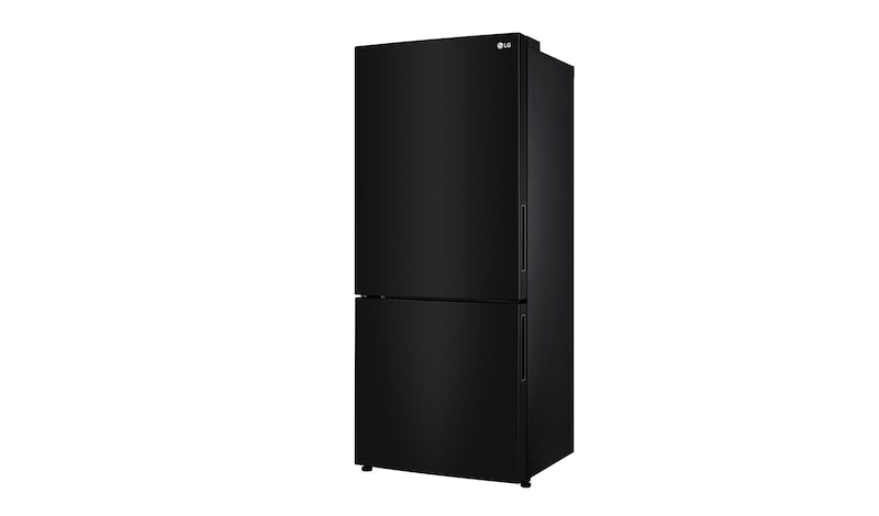 LG 450L Bottom Mount Fridge With 4½ Star Energy Rating, Black Finish, GB-450UBLX