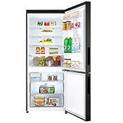 LG 450L Bottom Mount Fridge in Black Steel Finish, GB-450UBTLX