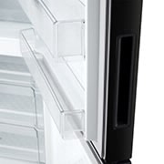 LG 450L Bottom Mount Fridge in Black Steel Finish, GB-450UBTLX
