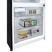LG 450L Bottom Mount Fridge in Black Steel Finish, GB-450UBTLX