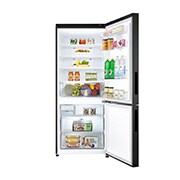 LG 450L Bottom Mount Fridge in Matte Black Finish, GB-450UMBLX