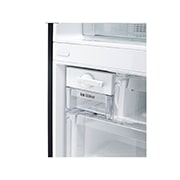 LG 450L Bottom Mount Fridge in Matte Black Finish, GB-450UMBLX