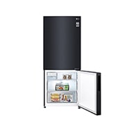 LG 450L Bottom Mount Fridge in Matte Black Finish, GB-450UMBLX