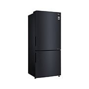 LG 450L Bottom Mount Fridge in Matte Black Finish, GB-450UMBLX