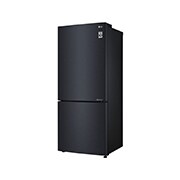 LG 450L Bottom Mount Fridge in Matte Black Finish, GB-450UMBLX