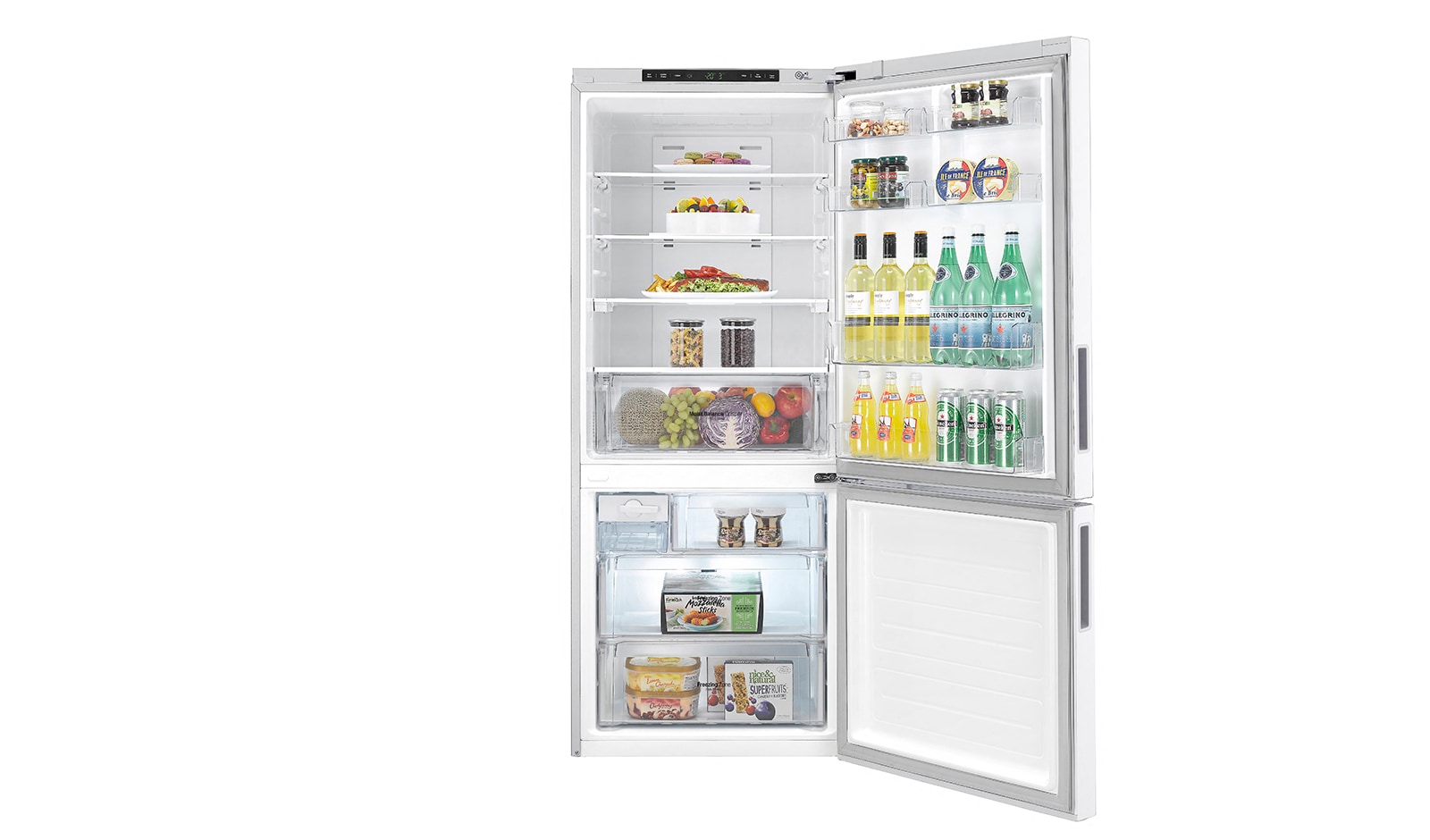LG 450L Bottom Mount Refrigerator With 4½ Star Energy Rating, GB-450UWLX