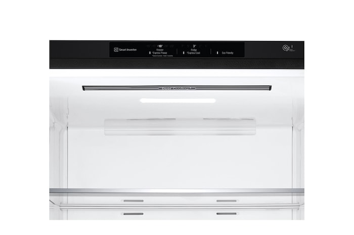 LG 420L Bottom Mount Fridge - Black Finish, GB-455BLE