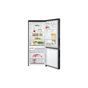 LG 420L Bottom Mount Fridge - Black Finish, GB-455BLE