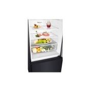 LG 420L Bottom Mount Fridge - Black Finish, GB-455BLE