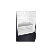 LG 420L Bottom Mount Fridge - Black Finish, GB-455BLE
