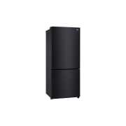LG 420L Bottom Mount Fridge - Black Finish, GB-455BLE