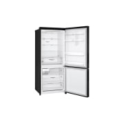 LG 420L Bottom Mount Fridge - Black Finish, GB-455BLE