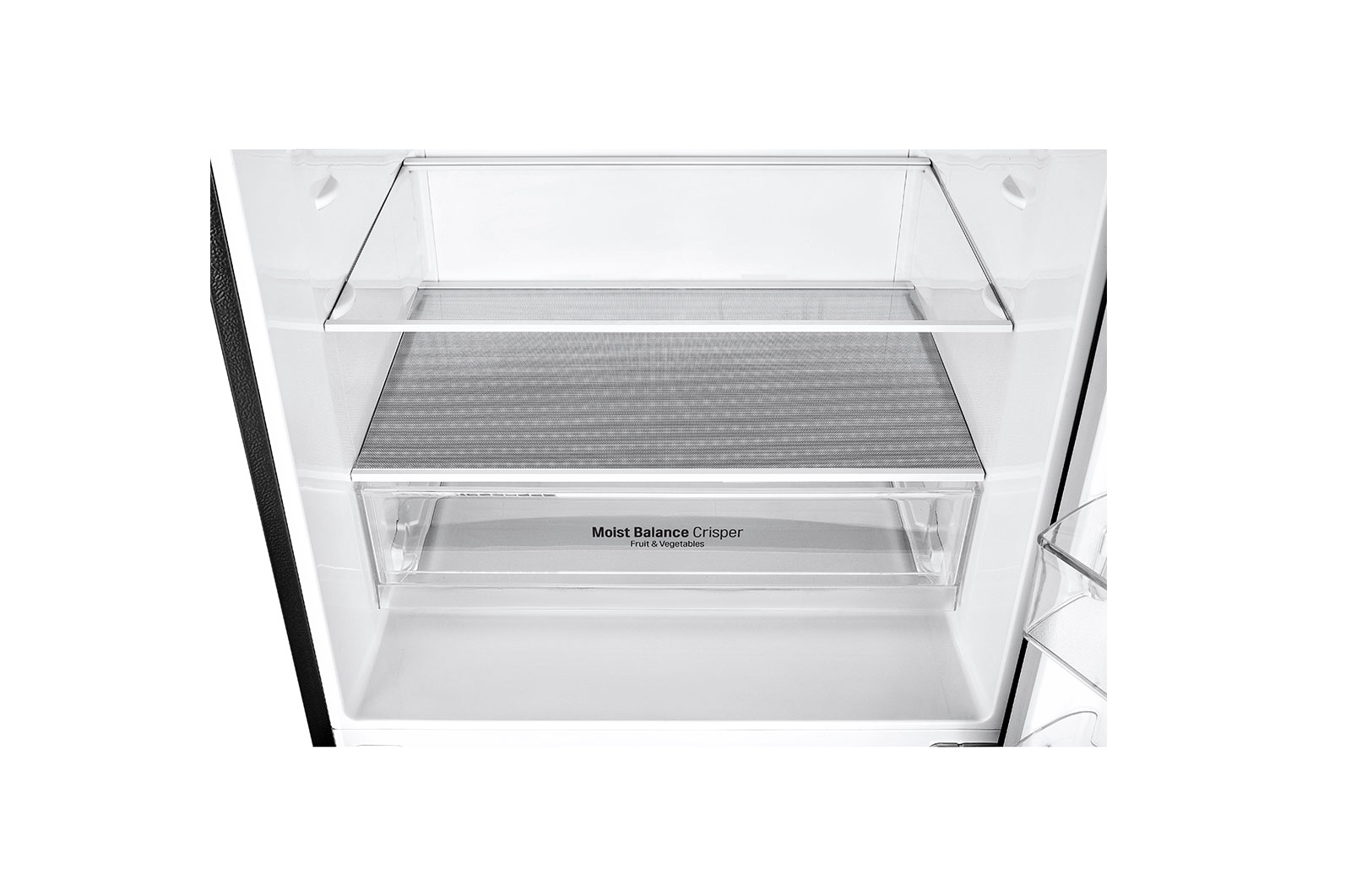 LG 420L Bottom Mount Fridge - Black Steel Finish, GB-455BTL