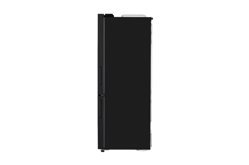 LG 420L Bottom Mount Fridge - Black Steel Finish, GB-455BTL