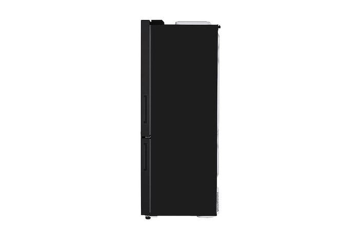 LG 420L Bottom Mount Fridge - Black Steel Finish, GB-455BTL