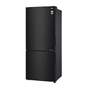 LG 420L Bottom Mount Fridge - Black Steel Finish, GB-455BTL