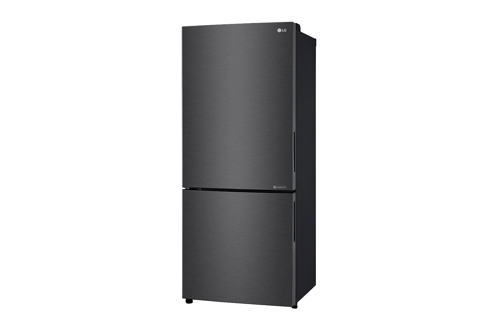 LG 420L Bottom Mount Fridge - Matte Black Finish, GB-455MBL